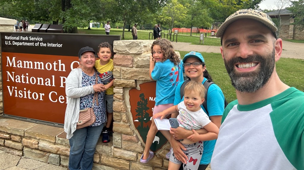 Photo of my family at Mammmmoth Cave